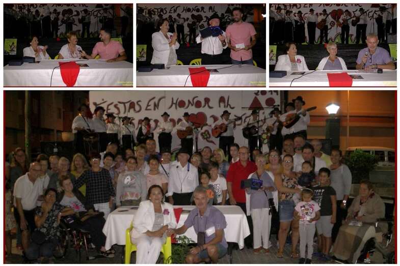 Acto de reconocimiento anoche en La Garita (Foto TA)